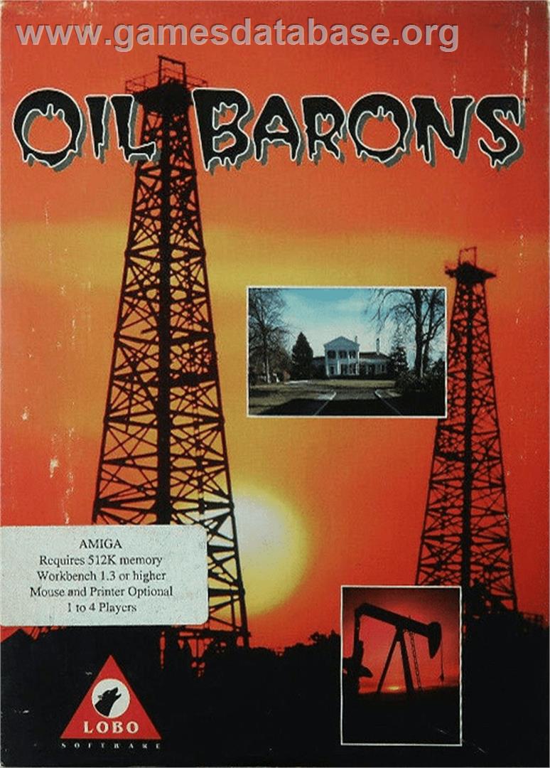 Oil Barons - Commodore Amiga - Artwork - Box